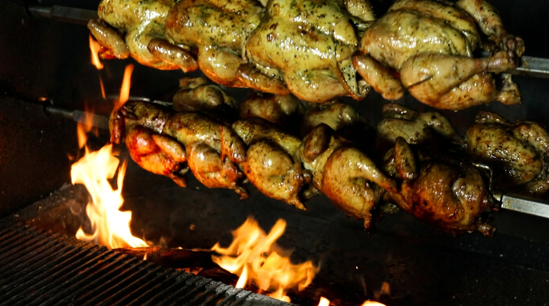 Roasted over real wood