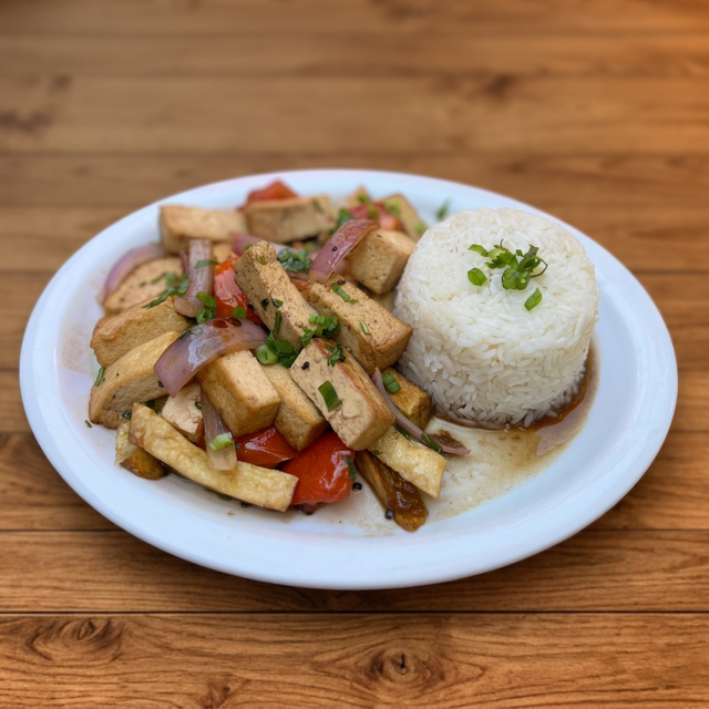 Tofu Saltado.